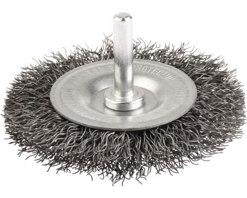 LessMann 410155 - LessMann DIY circular brush with spike 100 mm. ROF 0.30 crimped stainless steel wire