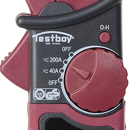 Testboy TV 218 - Testboy compact digital clamp meter, voltage range 40-200 V. AC/DC