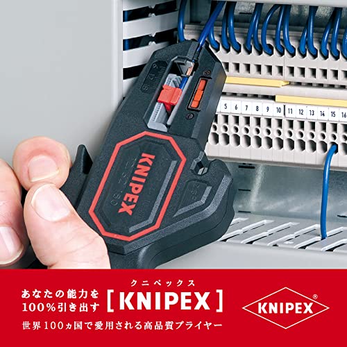 Knipex 12 62 180 - Pelacables autoajustable 180 mm (0,2 - 6,0 mm2)
