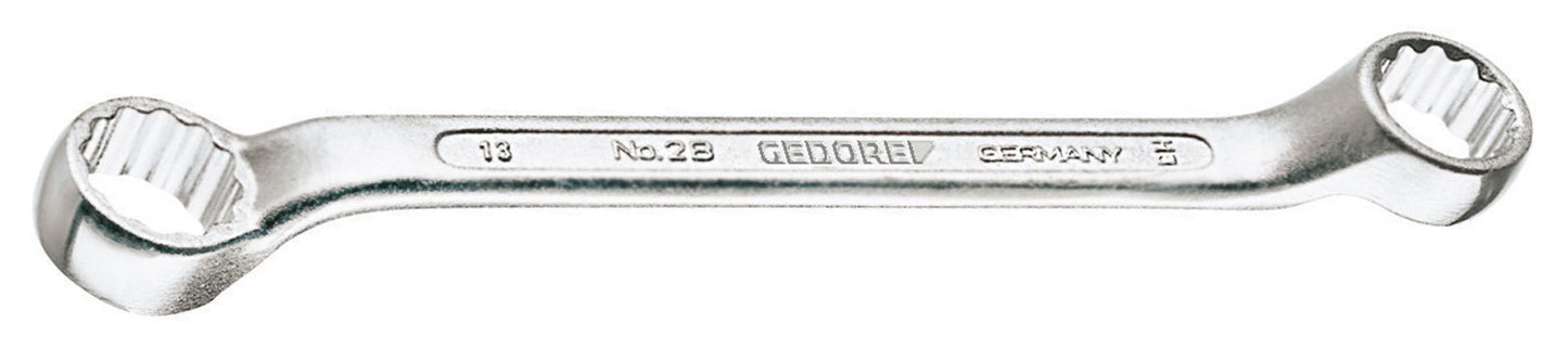 GEDORE 2 B 14X15 - Clé étoile coudée courte, 14x15 (6051660)