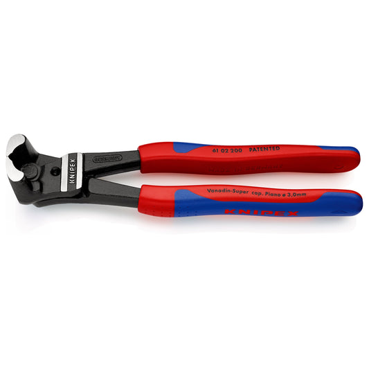 Knipex 61 02 200 - Front cutting pliers for 200 mm bolts with two-component handles