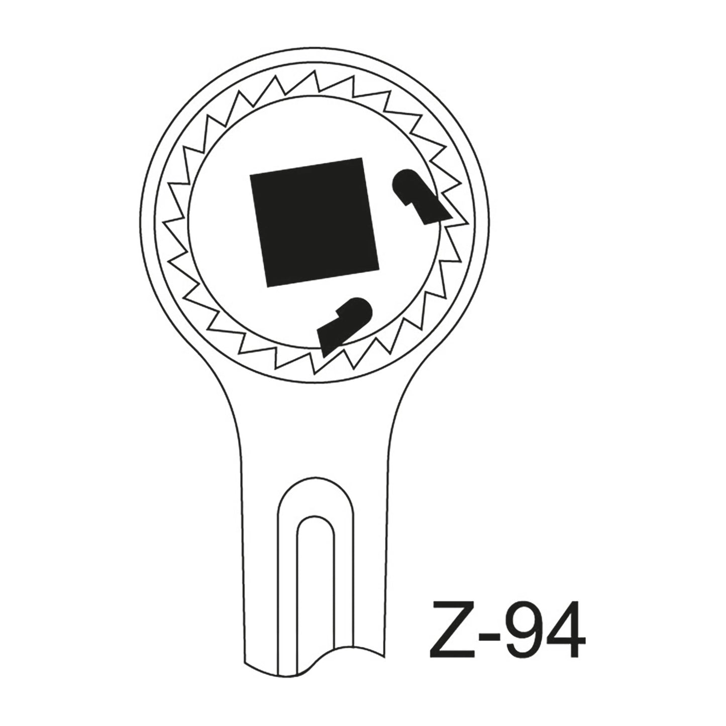 GEDORE 2093 Z - Cliquet à engrenage 1/4" (6170670)