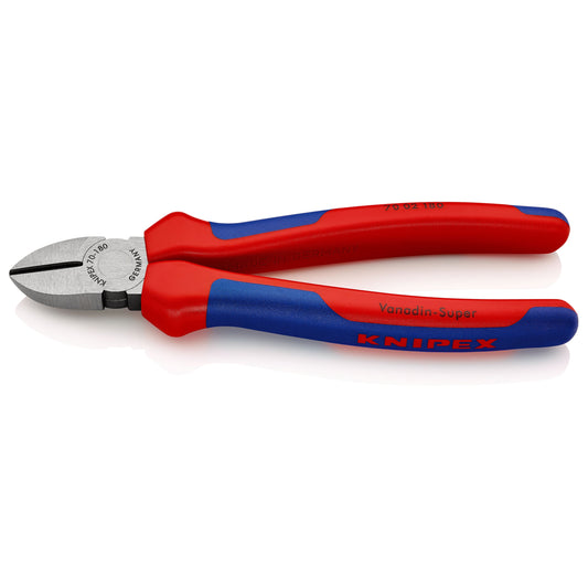 Knipex 70 02 180 - Diagonal cutting pliers 180 mm with two-component handles
