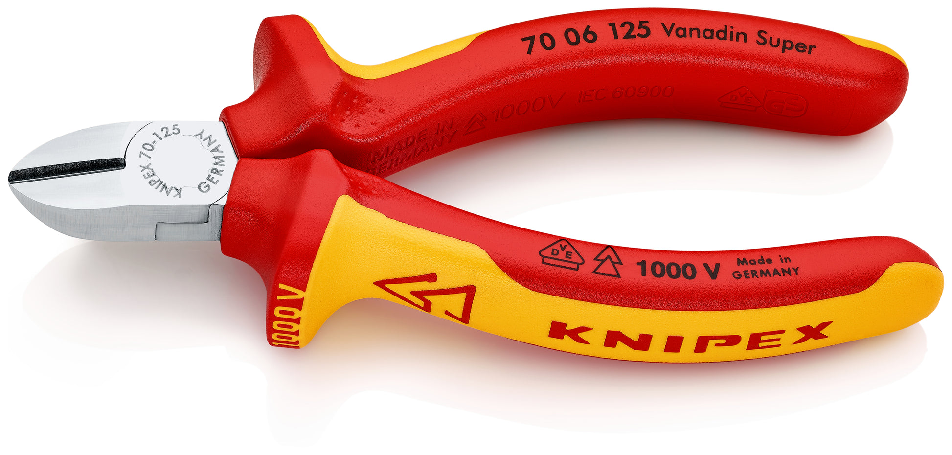 Knipex 70 06 125 - Alicate de corte diagonal