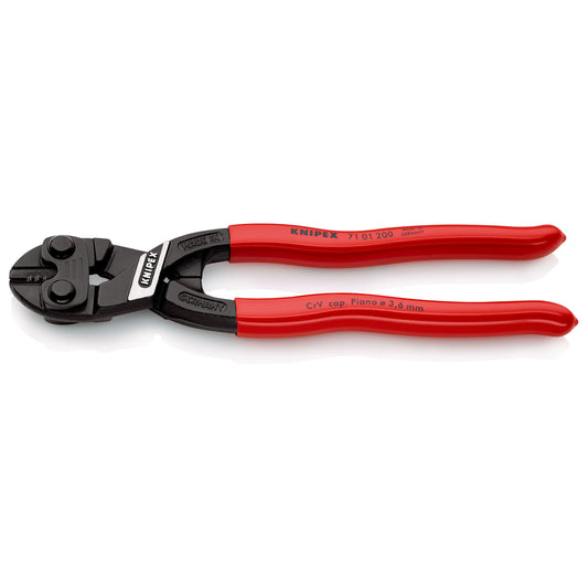 Knipex 71 01 200 - Cobolt® 200 mm articulated cutter with PVC handles
