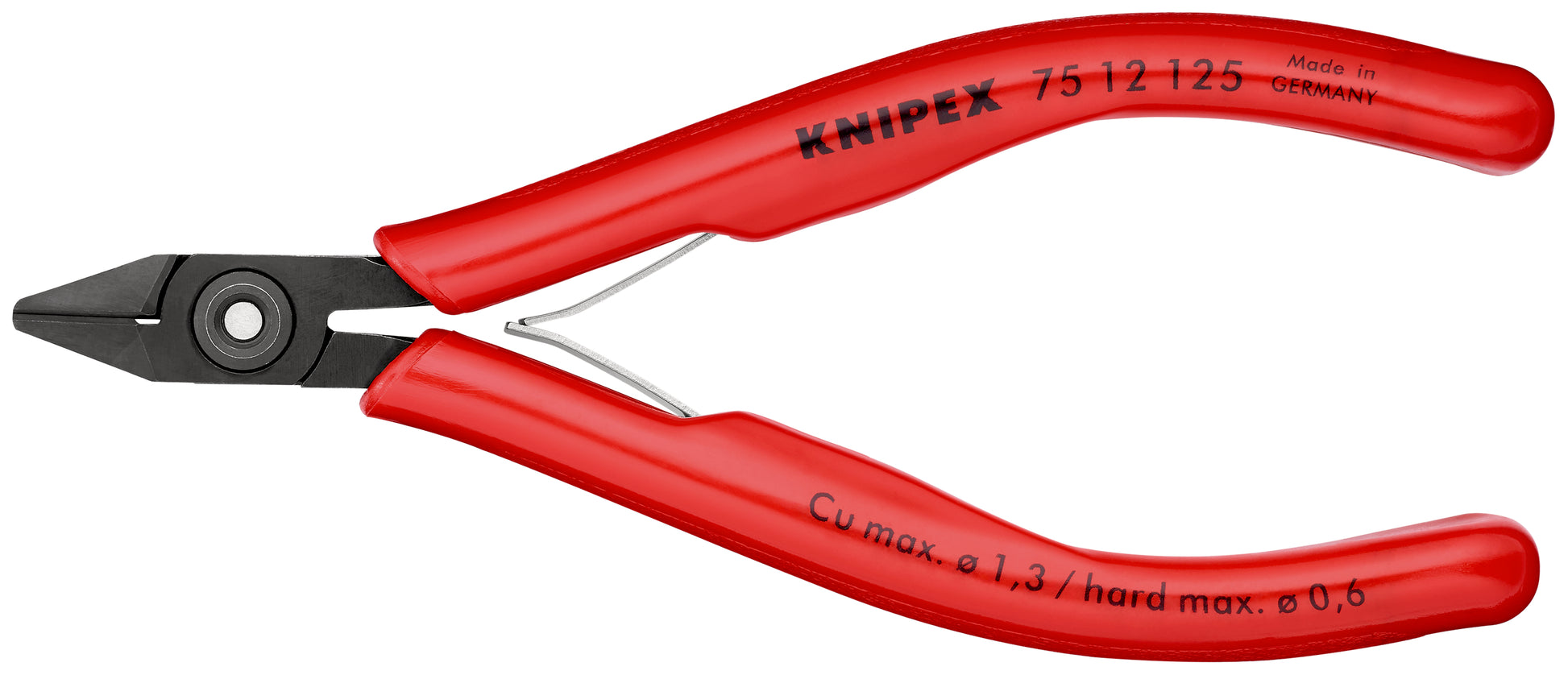 Knipex 75 12 125 - Alicates de corte diagonal para electrónica