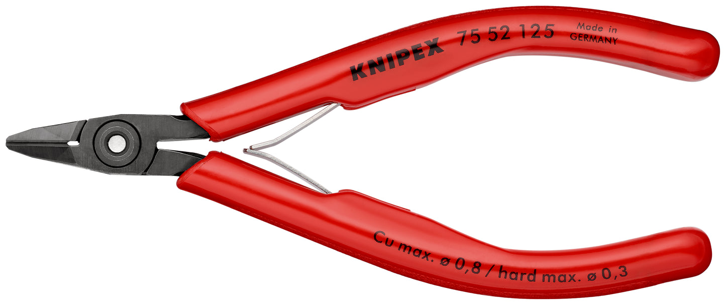 Knipex 75 52 125 - Alicates de corte diagonal para electrónica