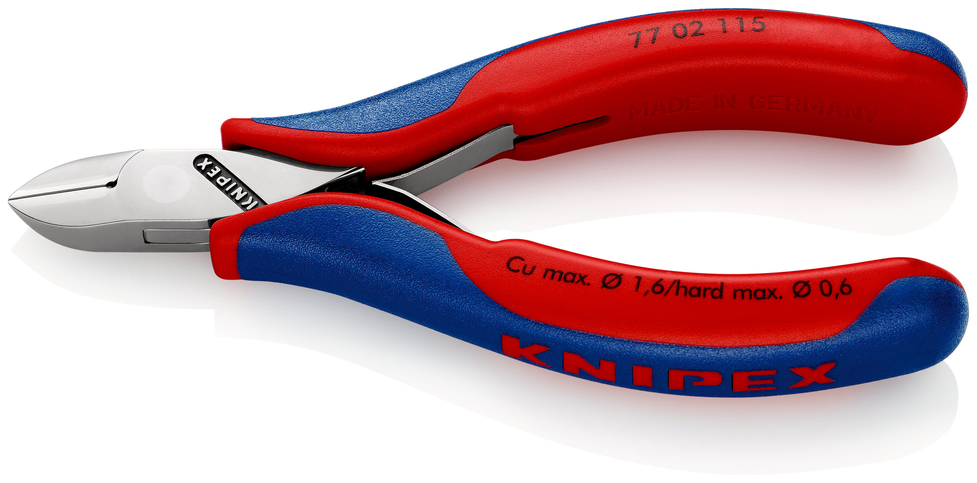 Knipex 77 02 115 SB - Alicates de corte diagonal para electrónica