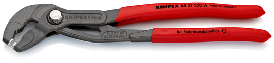 Knipex 85 51 250 A SB - Alicate para abrazaderas