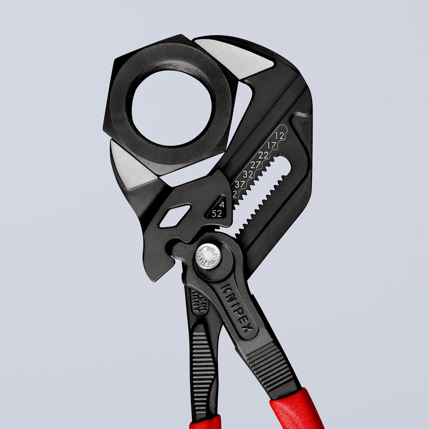 Knipex 86 01 250 - Knipex wrench pliers 250 mm with PVC handles and black atramentous finish