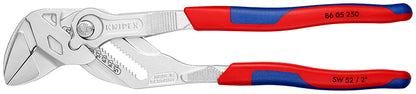 Knipex 86 05 250 - Tenaza llave 250 mm con mangos bicomponentes