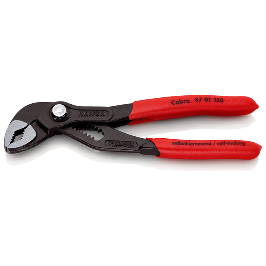 Knipex 87 01 150 - Cobra® 150 mm pliers with PVC handles