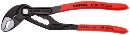 Knipex 87 01 180 SB - Tenaza Cobra® 180 mm con mangos PVC en blister
