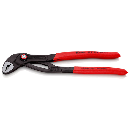 Knipex 87 21 250 - Knipex Cobra® QuickSet 250 mm pliers. with PVC handles