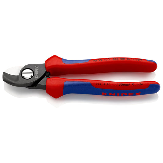 Knipex 95 12 165 - 165 mm cable cutter with two-component handles