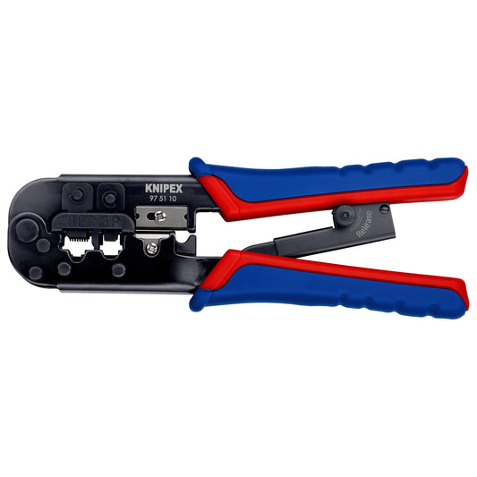 Knipex 97 51 10 - Crimping tool for Western RJ11/12/45 terminals