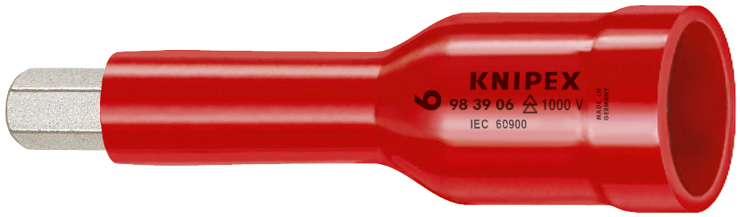 Knipex 98 39 05 - Vasos hexagonales, para tornillos con hexágono interior