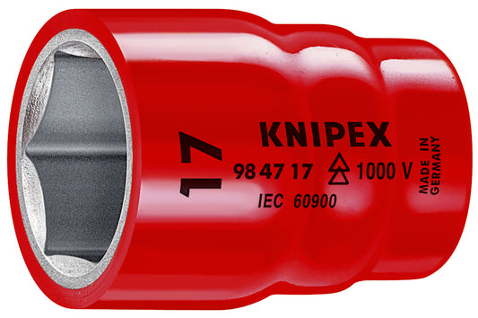 Knipex 98 47 27 - Vaso hexagonal para tornillos de cabeza hexagonal