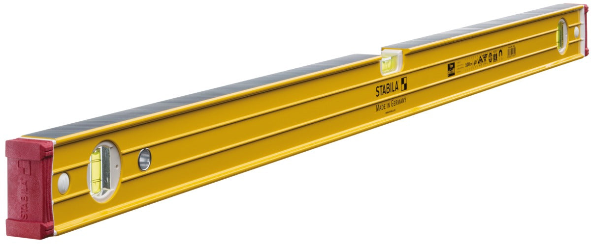 Stabila 158552 - 100 cm bubble level with magnetic base Series 96-2M