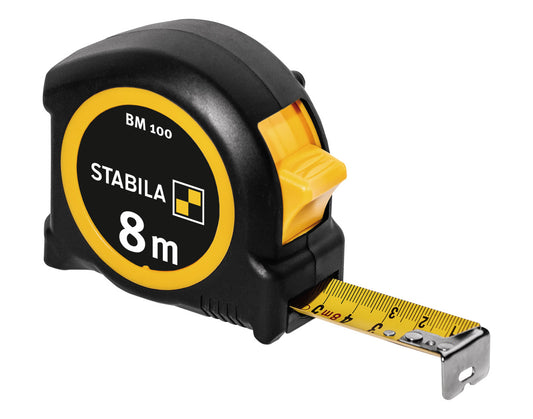 Stabila 195816 - Stabila BM100 Series 8 m tape measure.