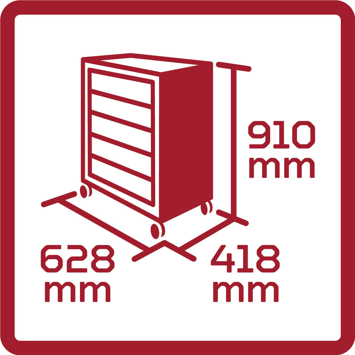 GEDORE rouge R21562002 - Servante d'atelier MÉCANIQUE noire avec assortiment de 166 outils (3300013)