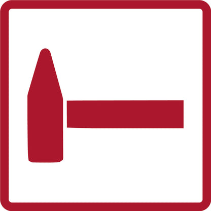GEDORE rouge R22150019 - Jeu de marteaux et burins, module CT 2/6, 7 pièces (3301718)