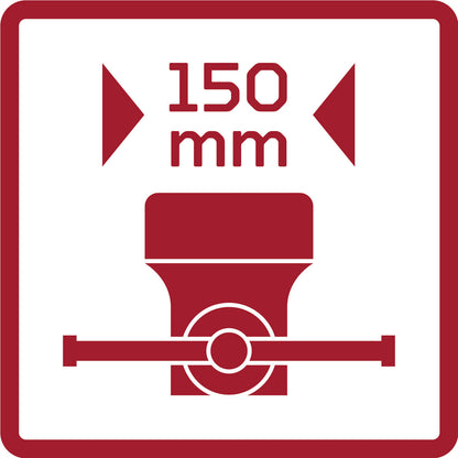 GEDORE red R93800150 - Tornillo de banco 150 mm giratorio 14 kg (3301738)