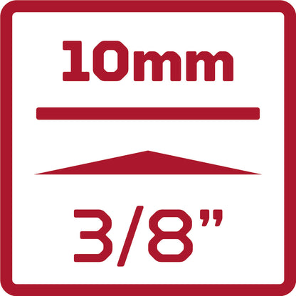 GEDORE rouge R55200039 - Poignée coulissante avec coulisse 3/8" L=200 mm (3300242)