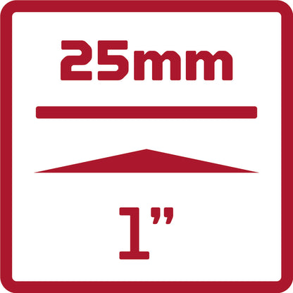 GEDORE rouge R83002719 - Douille à chocs 1", hexagonale, 27 mm L=100 mm (3300675)