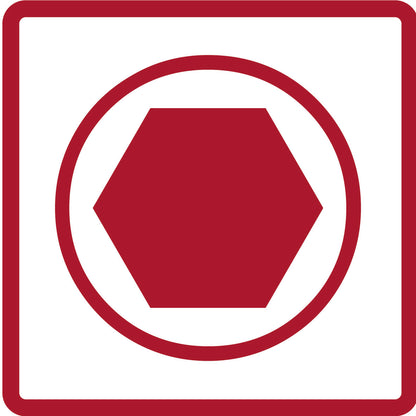 GEDORE red R36600413 - Llave Allen Hexagonal, 4 mm L=70x25 mm (3301286)