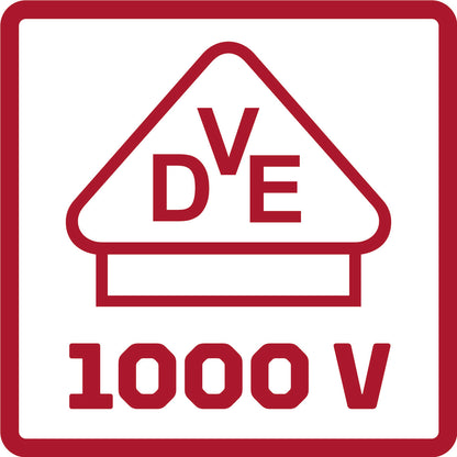 GEDORE rouge R39100419 - Tournevis VDE pour vis à fente 4x0,8x100 mm (3301402)