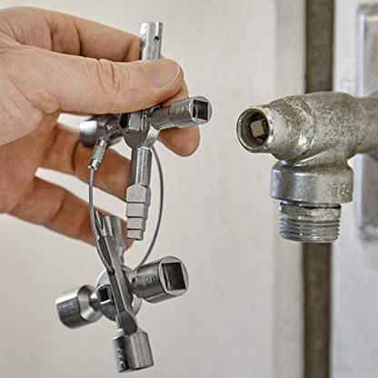 Knipex 00 11 01 - Llave Knipex TwinKey para armarios registro y sistemas de paso estándar - Ferrotecnia