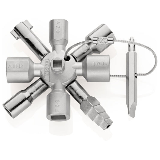 Knipex 00 11 01 - Llave Knipex TwinKey para armarios registro y sistemas de paso estándar - Ferrotecnia