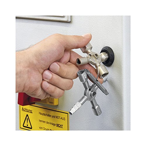 Knipex 00 11 01 - Llave Knipex TwinKey para armarios registro y sistemas de paso estándar - Ferrotecnia