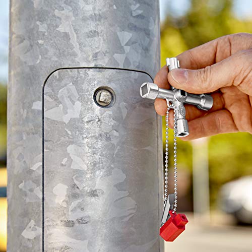 Knipex 00 11 03 - Llave Knipex para armarios registro y sistemas de paso estándar - Ferrotecnia