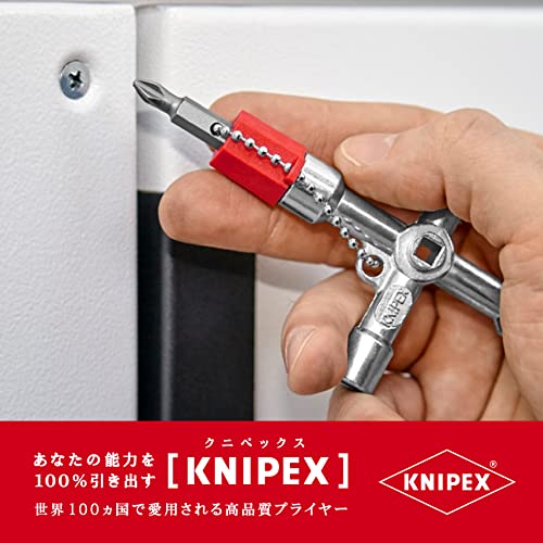 Knipex 00 11 03 - Llave Knipex para armarios registro y sistemas de paso estándar - Ferrotecnia