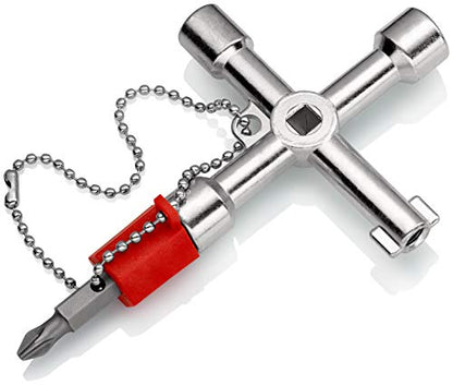 Knipex 00 11 03 - Llave Knipex para armarios registro y sistemas de paso estándar - Ferrotecnia
