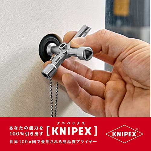 Knipex 00 11 03 - Llave Knipex para armarios registro y sistemas de paso estándar - Ferrotecnia