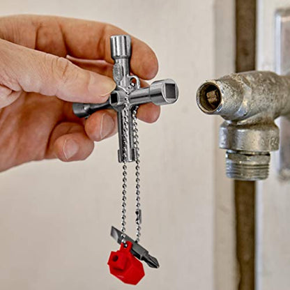 Knipex 00 11 03 - Llave Knipex para armarios registro y sistemas de paso estándar - Ferrotecnia