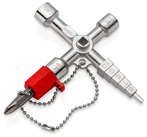 Knipex 00 11 04 - Llave Knipex Profi - Key para armarios registro y sistemas de paso estándar - Ferrotecnia