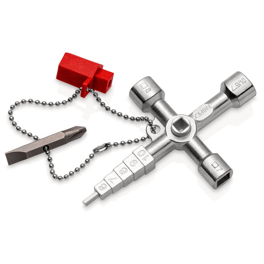 Knipex 00 11 04 - Llave Knipex Profi - Key para armarios registro y sistemas de paso estándar - Ferrotecnia
