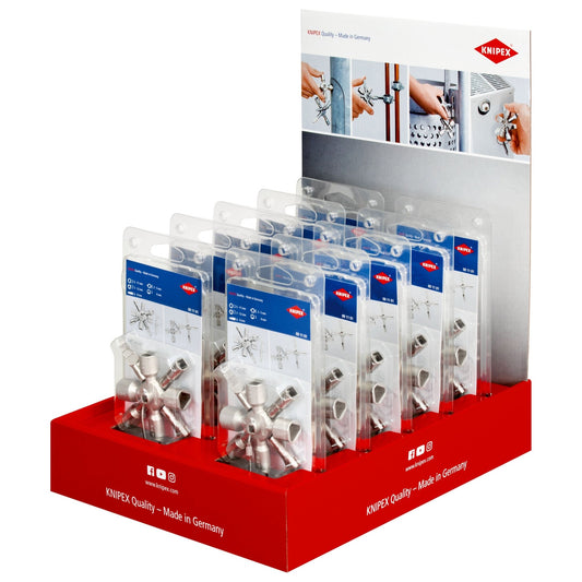 Knipex 00 18 01 V28 - Expositor sobremesa con 10 llaves universales Knipex TwinKey® 00 11 01 - Ferrotecnia