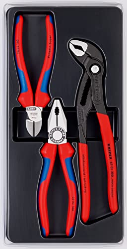Knipex 00 20 09 V01 - Juego de alicates para montaje Knipex (3 piezas) - Ferrotecnia
