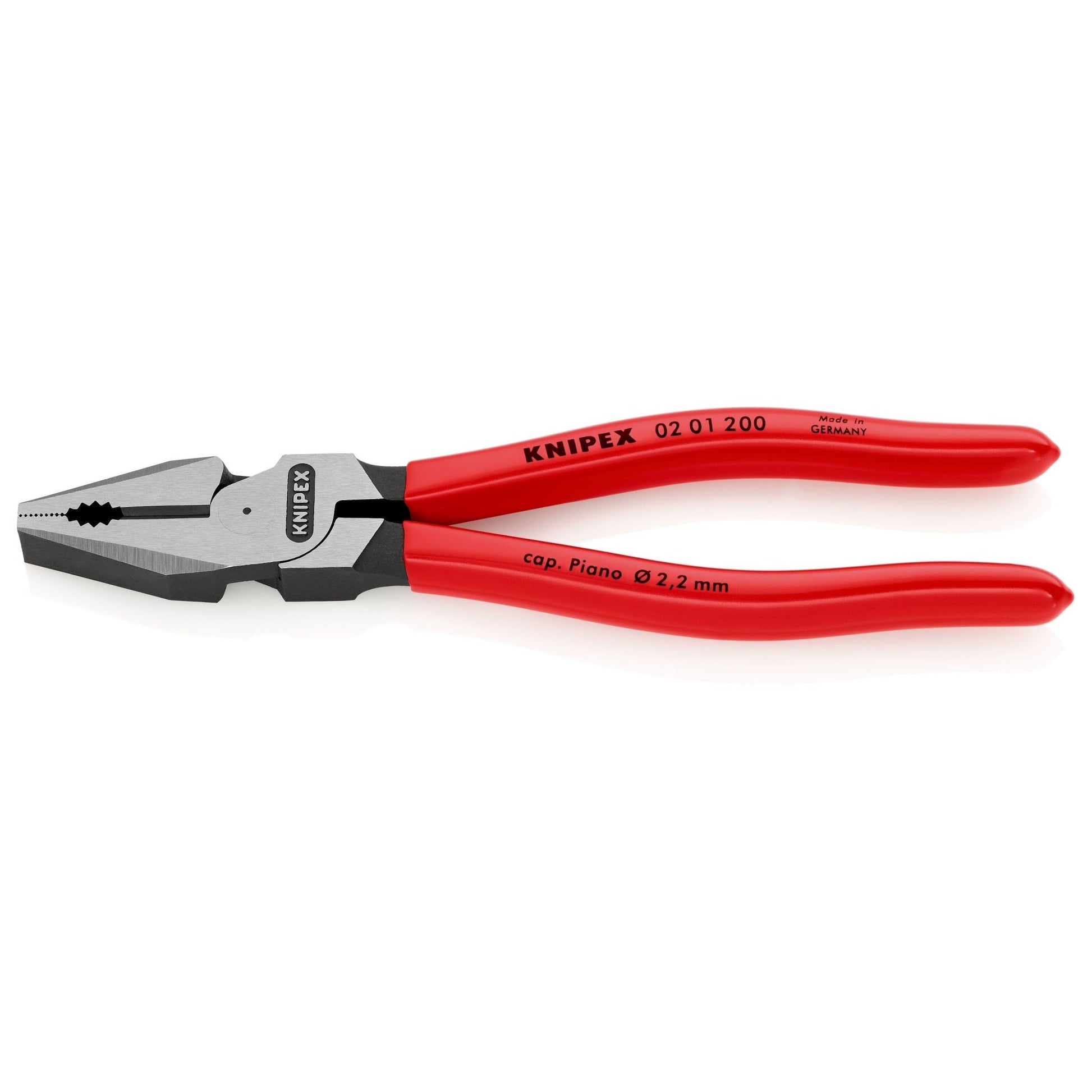 Knipex 02 01 200 - Alicate universal de fuerza 200 mm con mangos PVC - Ferrotecnia