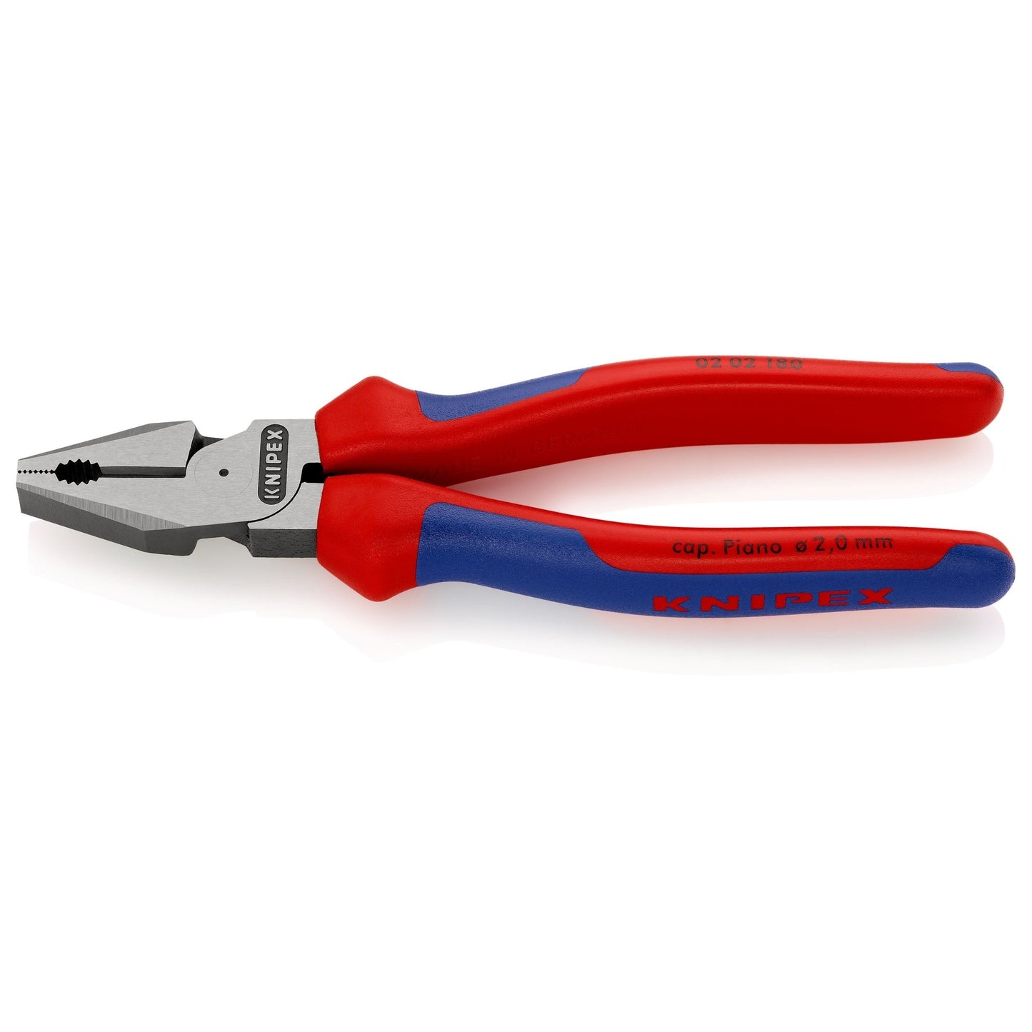 Knipex 02 02 180 - Alicate universal de fuerza 180 mm con mangos bicomponentes - Ferrotecnia