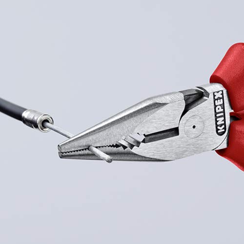 Knipex 08 22 145 - Alicate universal en punta Knipex 145 mm. con mangos bicomponentes - Ferrotecnia