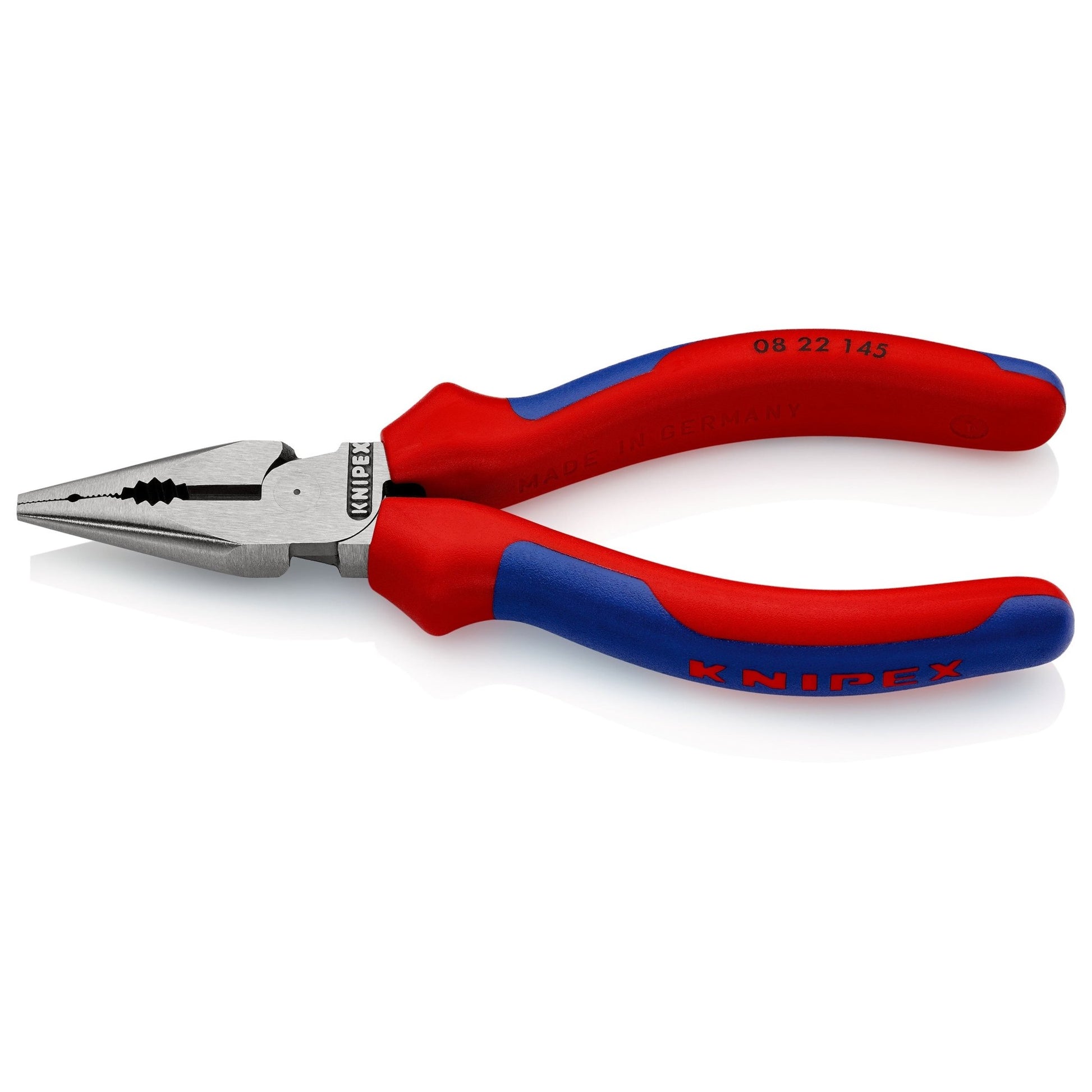 Knipex 08 22 145 - Alicate universal en punta Knipex 145 mm. con mangos bicomponentes - Ferrotecnia