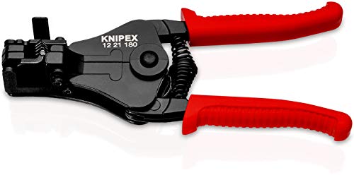 Knipex 12 21 180 EAN - Pelacables de precisión Knipex 180 mm. con mangos PVC - Ferrotecnia
