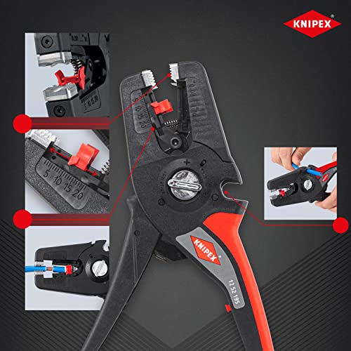 Knipex 12 52 195 - Pelacables autoajustable Knipex PreciStrip 16 - Ferrotecnia