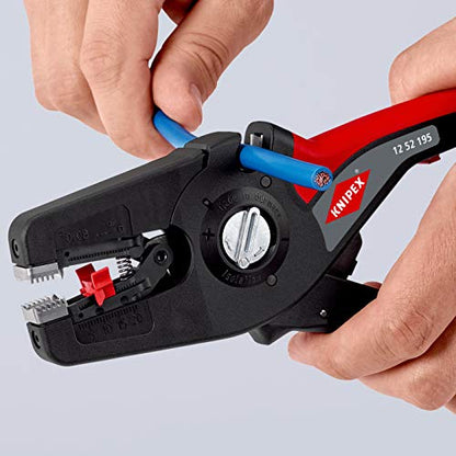 Knipex 12 52 195 SB - Pelacables autoajustable Knipex PreciStrip 16 (en embalaje autoservicio) - Ferrotecnia